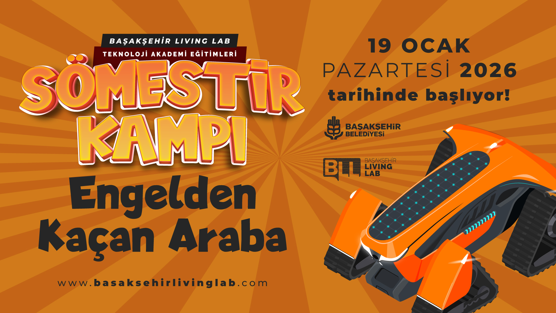 Sömestır Kampı Engelden Kaçan Araba