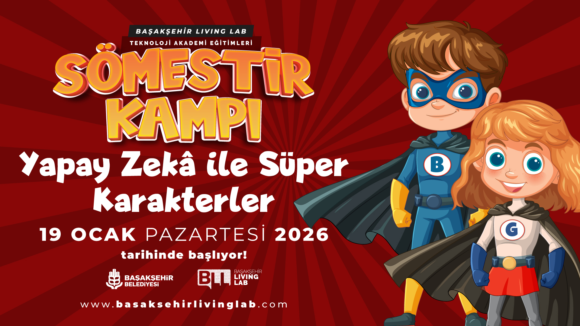 Sömestır Kampı Yapay Zeka ile Süper Karakterler