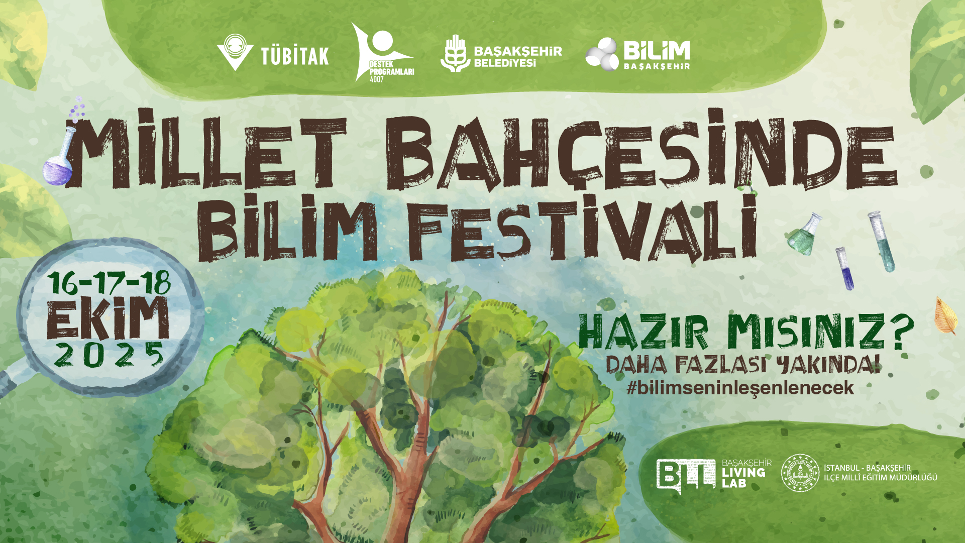 Millet Bahçesinde Bilim Festivali