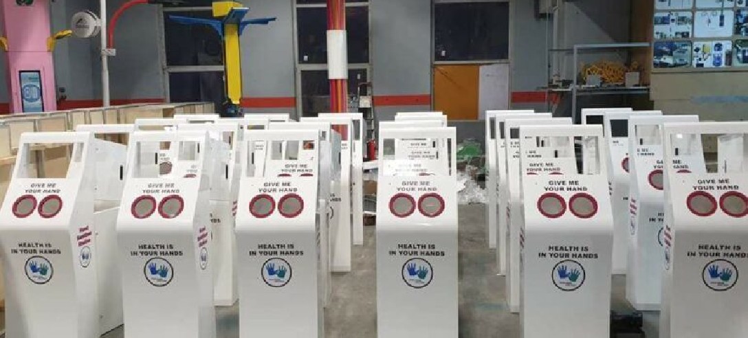 2 Yıl Önce Geliştirdikleri “El Dezenfeksiyon Otomatı” Corona Virüs Salgını Sonrası Yoğun Talep Almaya Başladı