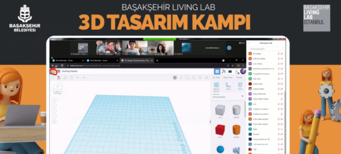 3D Tasarım Kampı Eğitimi