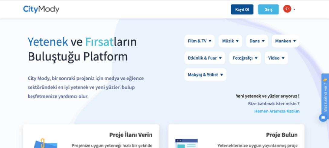 CityMody ; www.citymody.com Yetenek ve Fırsatların Buluştuğu Platform