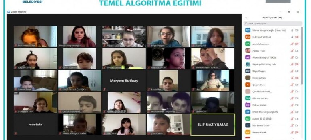 Çocuklarla Oyunlaştırma ile Algoritma Eğitiminde Buluşuldu.