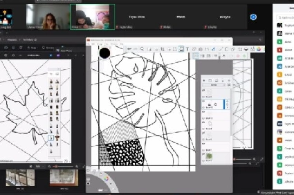 Çocuklarla Karalama Sanatında Buluştuk.