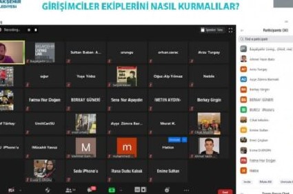 “Girişimciler Ekiplerini Nasıl Kurmalılar?” Eğitimi Online Olarak Verildi