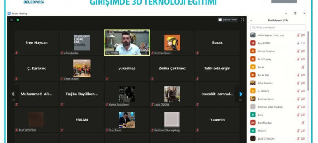 Girişimde 3D Teknoloji Eğitimi