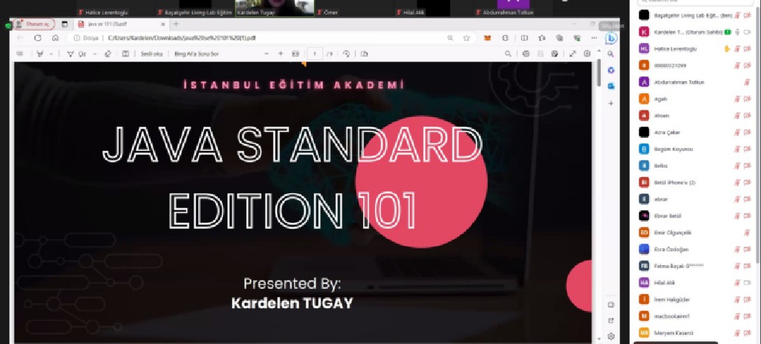 Java İle Kodlama Kampında Çeşitli Projelere Merhaba Dedik.