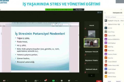 Online Ders – İş Yaşamında Stres ve Yönetimi Eğitimi