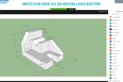 Online Platformda “3D Modelleme Eğitimi”