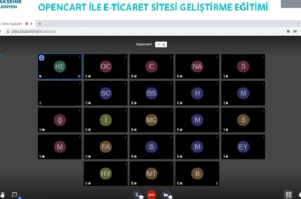 Opencart İle E-Ticaret Eğitimi Online Olarak Gerçekleştirildi