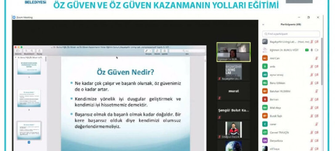 Öz Güven ve Öz Güven Kazanmanın Yolları Eğitimi
