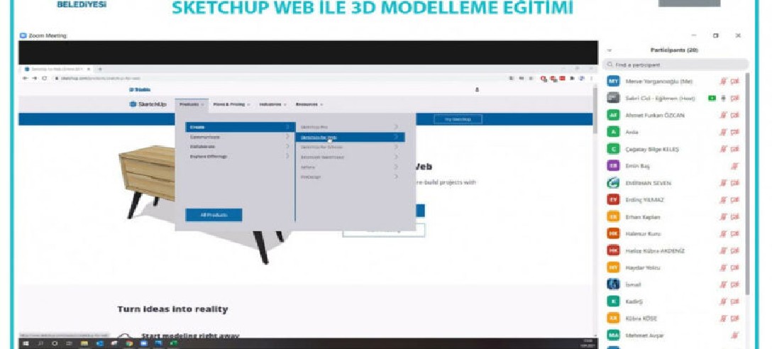 Sketchup Web ile 3D Modelleme Artık Çok Daha Kolay