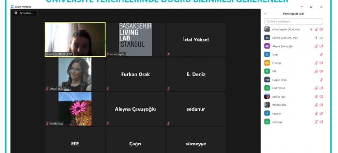 Üniversite Tercihlerinde Doğru Bilinmesi Gerekenler Online Olarak Verildi