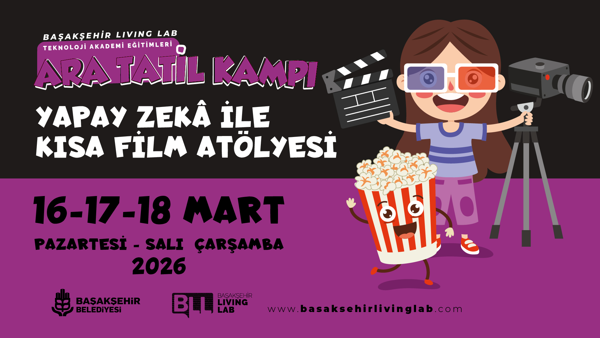 Ara Tatil Kampı - "Yapay Zeka ile Kısa Film Atölyesi"